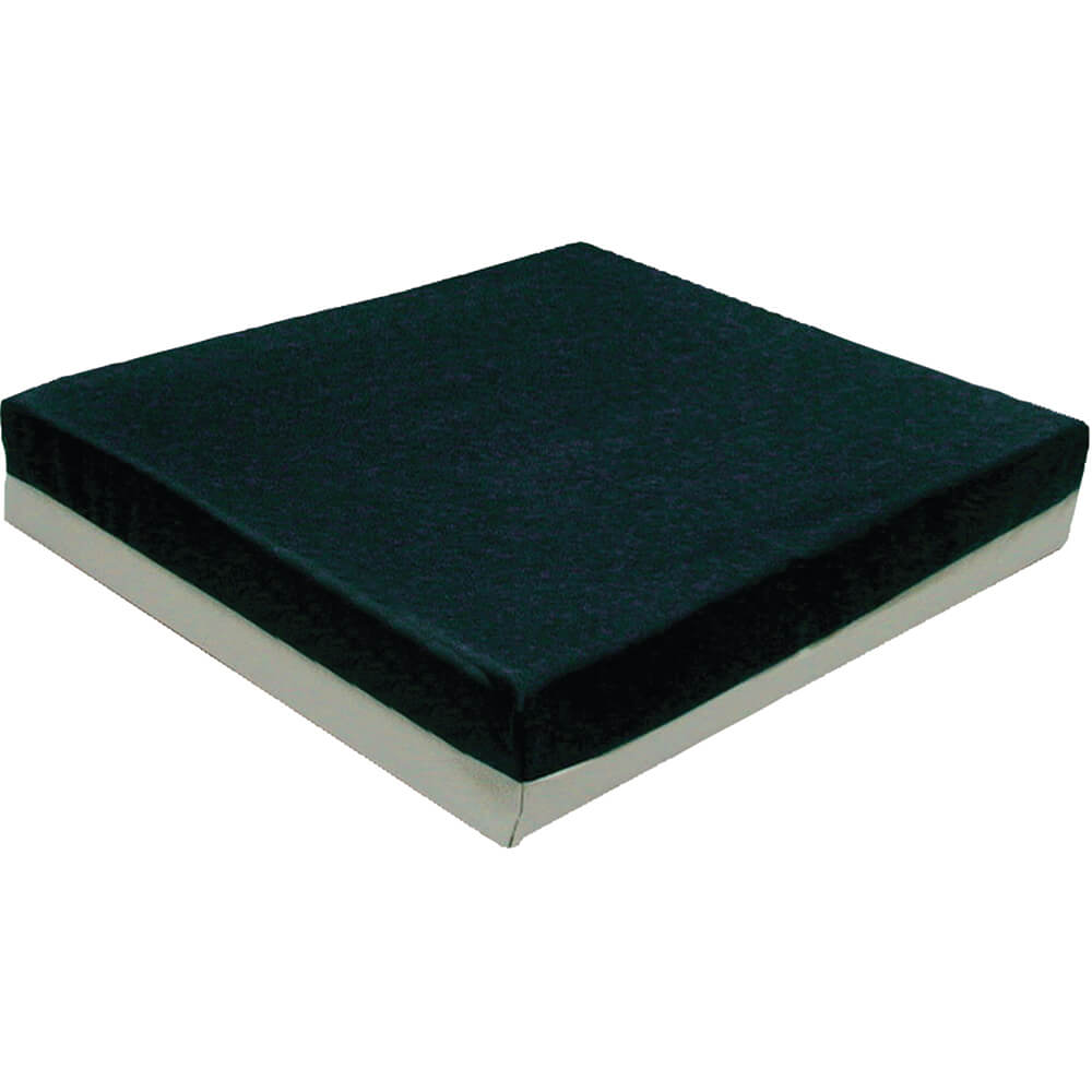 Foam Wheelchair Cushion with Removable Cover, 16x18x2 Navy Color