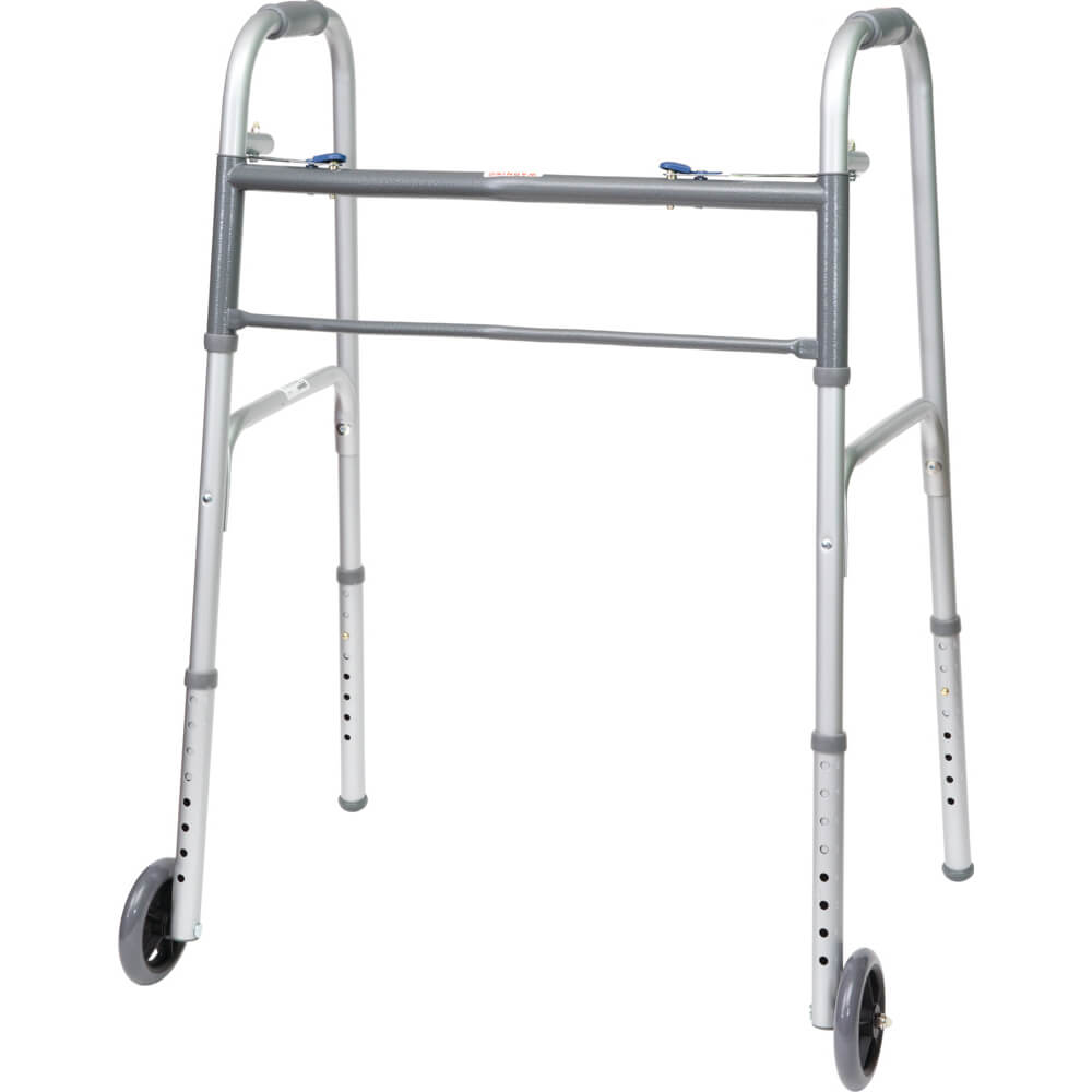 ProBasics Bariatric 2-Button Walker with 5″ Wheels
