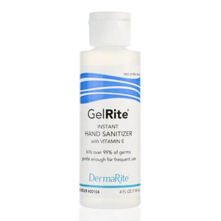 GelRite® 4 oz. Ethyl Alcohol Gel Bottle (Case of 24) Hand Sanitizer