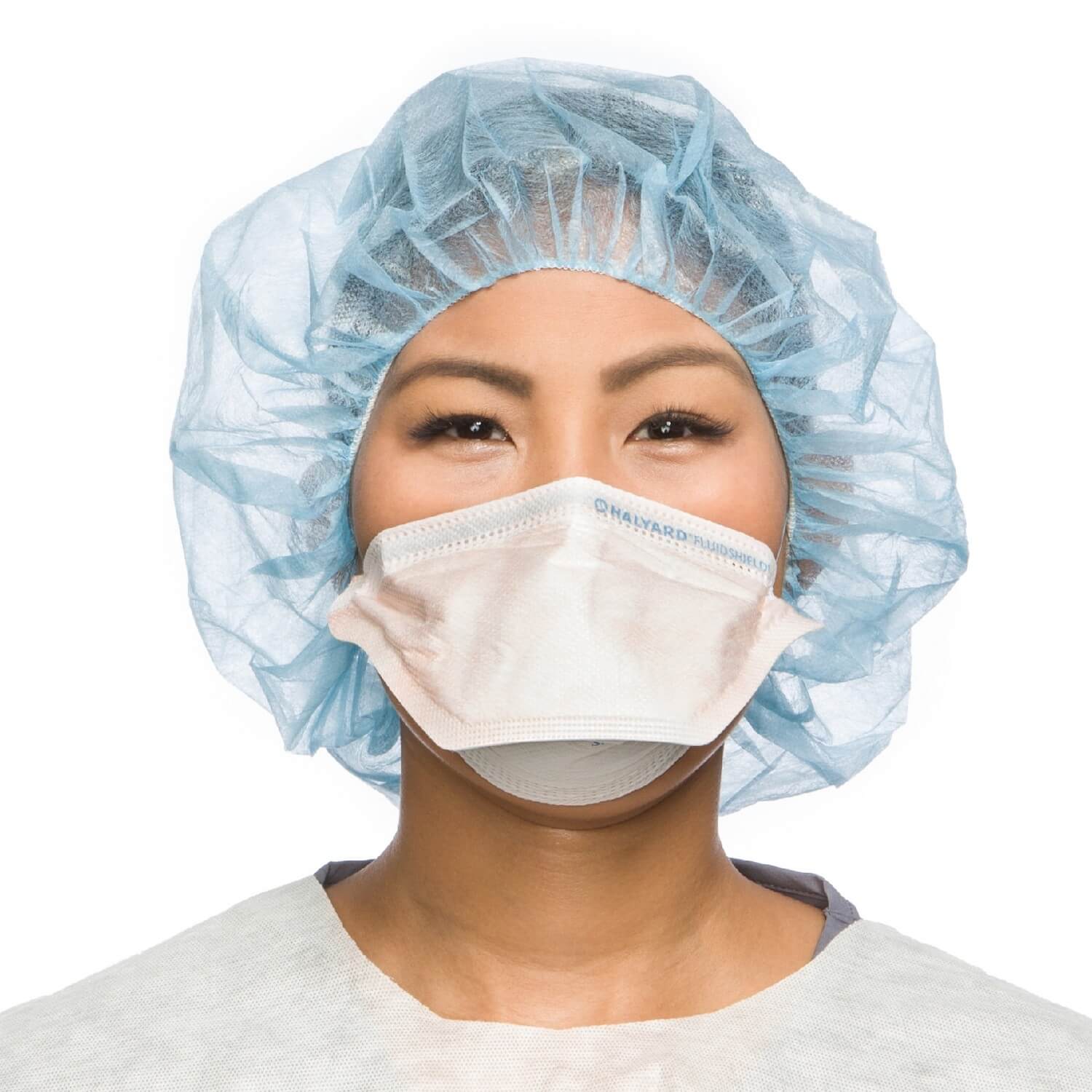 HALYARD FLUIDSHIELD Surgical N95 Respirators, ASTM Level 3 Face Mask, Regular Size, 46727 (Box of 35)